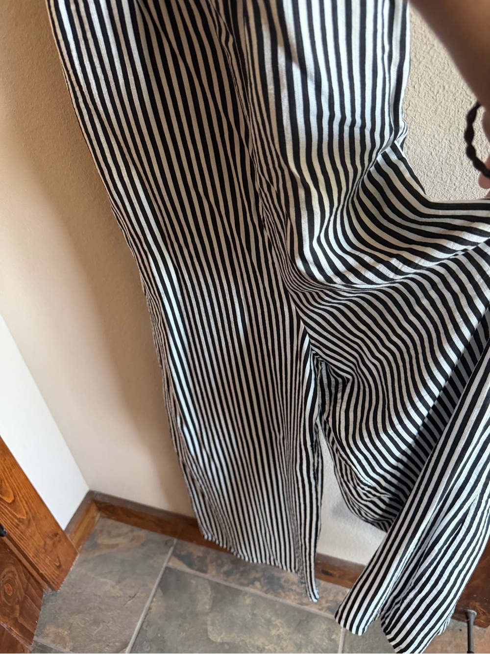 Cupshe Black and White Vertical Stripe Jumpsuit - Picture 4 of 6